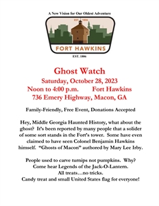 Fort Hawkins Ghost Watch